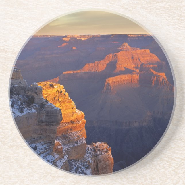 Dessous De Verre En Grès USA, Arizona, Grand Canyon National Park, hiver (Devant)