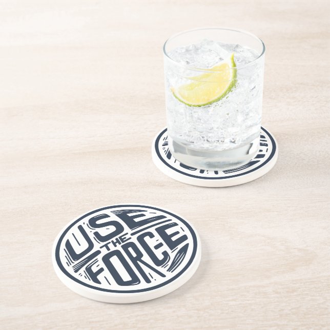 Dessous De Verre En Grès Utilisez la force 2 (Côté)