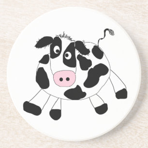 Dessous De Verre En Grès Vache de ferme