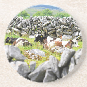 Dessous De Verre En Grès Vaches Moo