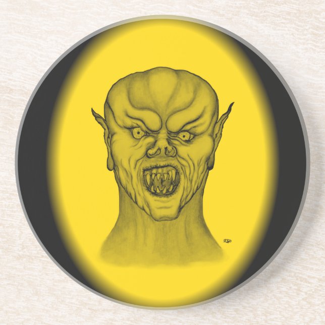 Dessous De Verre En Grès Vampire (Devant)