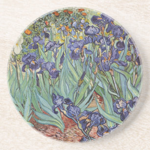 Dessous De Verre En Grès Van Gogh Irises Peinture impressionniste