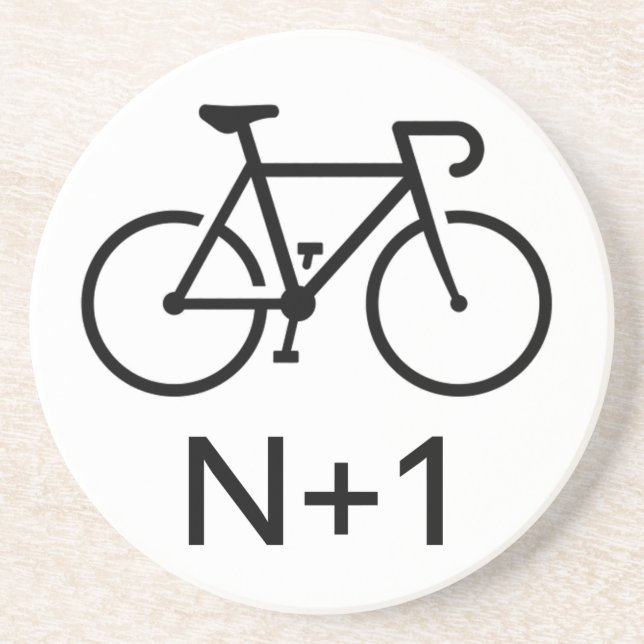 Dessous De Verre En Grès Vélo N+1 (Devant)