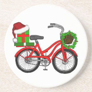 Dessous De Verre En Grès vélo xmas
