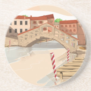 Dessous De Verre En Grès Venise