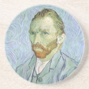 Dessous De Verre En Grès Vincent van Gogh - Autoportrait de Van Gogh en ble
