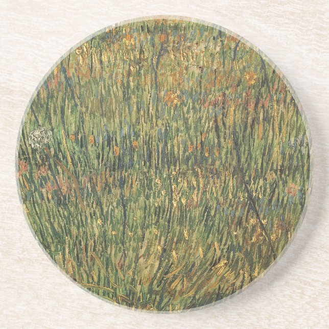 Dessous De Verre En Grès Vincent van Gogh - Prairie en fleurs (Devant)