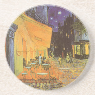Dessous De Verre En Grès Vincent van Gogh - Terrasse de café la nuit