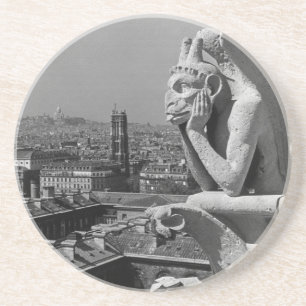 Dessous De Verre En Grès Vintage France Paris Notre Dame