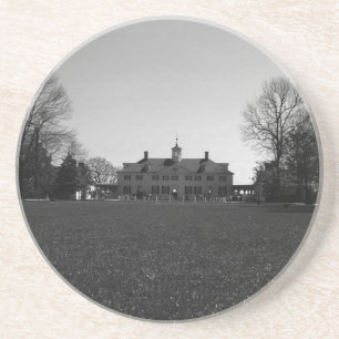 Dessous De Verre En Grès Vintage USA Mont Vernon George Washington House