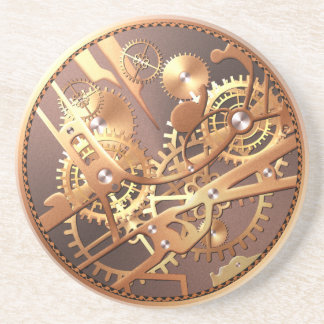 Dessous De Verre En Grès vitesses de montre de steampunk
