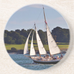 Dessous De Verre En Grès Voile À Newport, Rhode Island, États-Unis