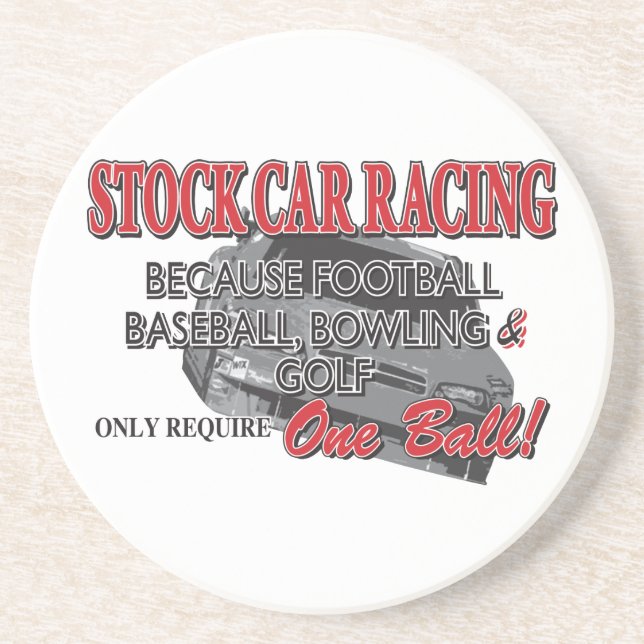 Dessous De Verre En Grès Voiture stock (Devant)