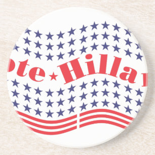 Dessous De Verre En Grès vote pour hillary