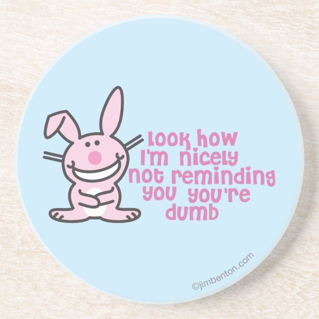 Dessous De Verre En Grès Vous êtes muets (Devant)