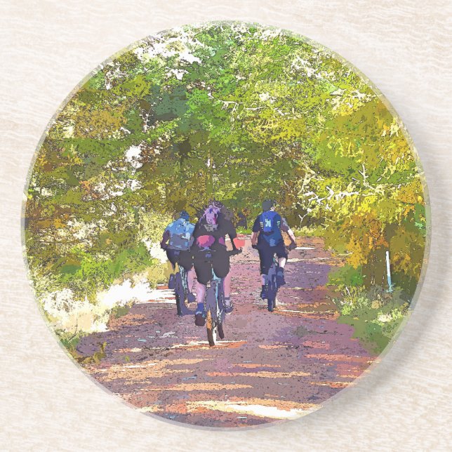 DESSOUS DE VERRE EN GRÈS VTT (Devant)