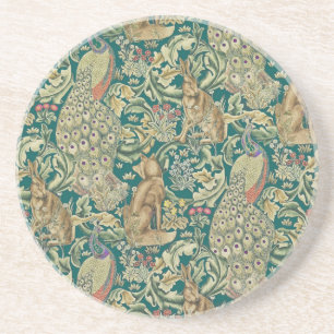 Dessous De Verre En Grès Walter Morris "Forêt" 