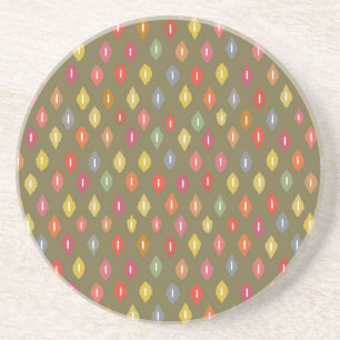 Dessous De Verre En Grès warm little ikat diamonds