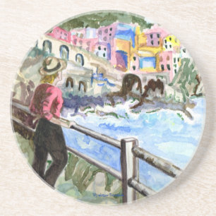 DESSOUS DE VERRE EN GRÈS "WATERFRONT" - CÔTES DE BOISSONS - CADEAUX DE DESI