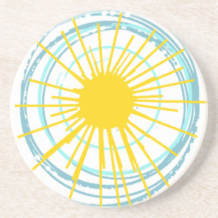 Dessous De Verre En Grès Wild and Free You Are My Sunshine