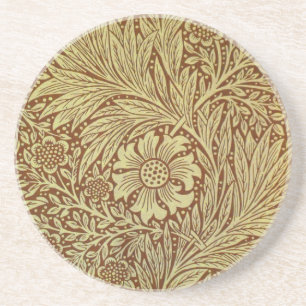 Dessous De Verre En Grès William Morris Marigold Motif de fleurs antiques