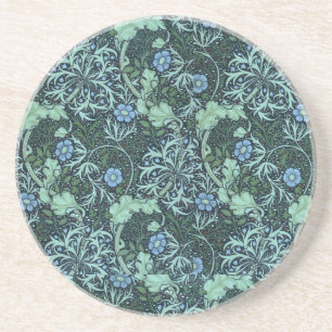 Dessous De Verre En Grès William Morris Motif d'algues