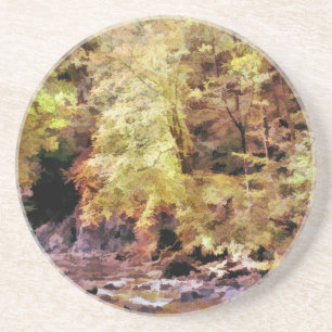 DESSOUS DE VERRE EN GRÈS WOODLAND STREAM