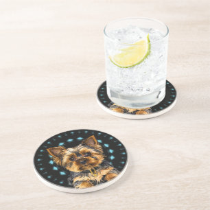 Dessous De Verre En Grès Yorkie