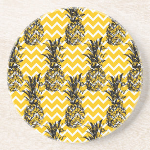 Dessous De Verre En Grès Zigzags d'ananas