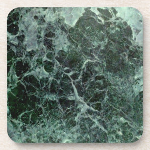 dessous de verre en marbre vert