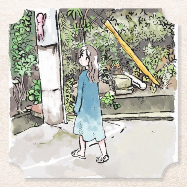 DESSOUS-DE-VERRE EN PAPIER されくさじ (Devant)