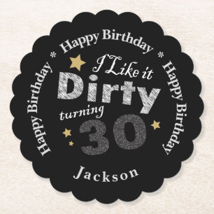 Dessous-de-verre En Papier 30 anniversaire sale