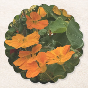 Dessous-de-verre En Papier 40e anniversaire Mariage Nasturtium alternative