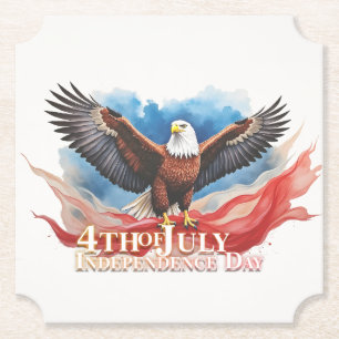 Dessous-de-verre En Papier 4 juillet Aigle – Conception d'art patriotique