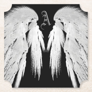 Dessous-de-verre En Papier AILES ANGEL Monogramme Noir