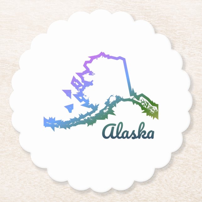 Dessous-de-verre En Papier Alaska (Devant)