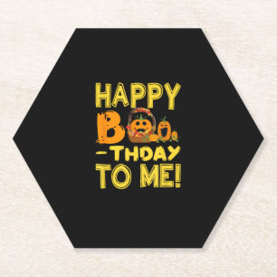 Dessous-de-verre En Papier Anniversaire Halloween Joyeux Boo-thday pour moi C