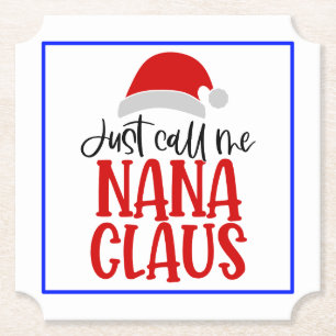 Dessous-de-verre En Papier Appelle-Moi Nana Claus-56768