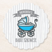 Baby shower Bleu-Orienté