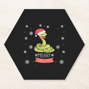Dessous-de-verre En Papier Best Christmas Day Ever With My Snake, Best Shirts
