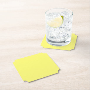 Dessous-de-verre En Papier Beurre jaune