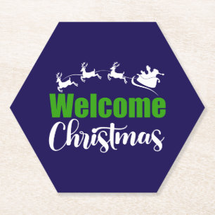 Dessous-de-verre En Papier Bienvenue Noël-85101