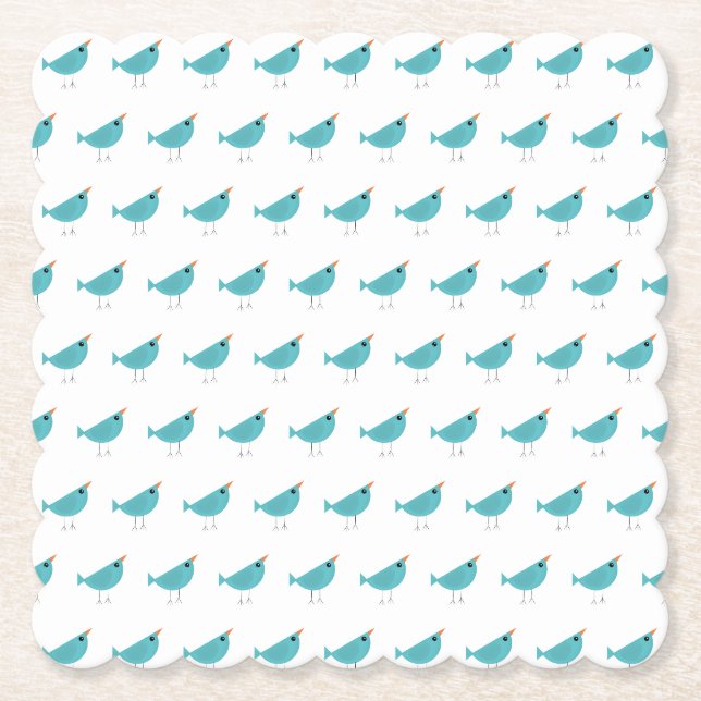 Dessous-de-verre En Papier Birdy (Devant)