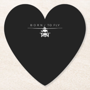 Dessous-de-verre En Papier Blackhawk Military Aviation