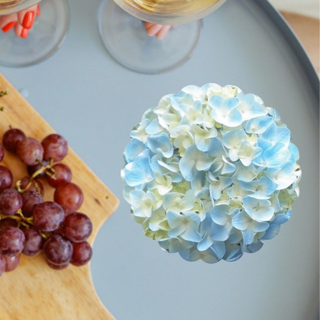 Dessous-de-verre En Papier Blue Hydrangea Flower Petals Floral (In Situ Wedding)