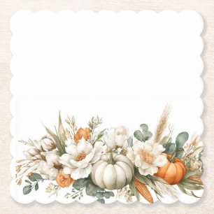 Dessous-de-verre En Papier Boho Autumn Floral Arrangement