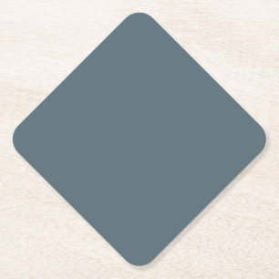 Dessous-de-verre En Papier Cadet (couleur solide)