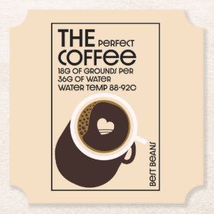 Dessous-de-verre En Papier Café Barista