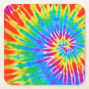 Dessous de verre en papier Carré Rainbow Spiral Ti