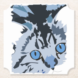 Dessous-de-verre En Papier Cat